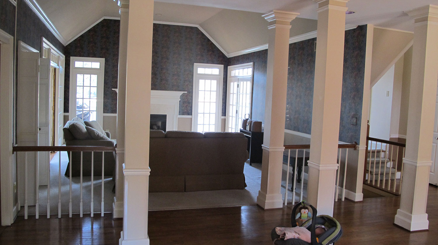 Feeney-Before- family room before