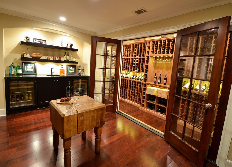 updated wine room